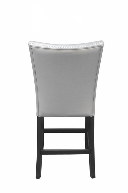 Camila - Rectangular Counter Dining Set Dark Gray Table Top