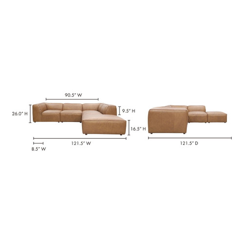 Form - Dream Modular Sectional - Sonoran Tan