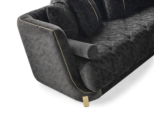 Elit Living Room Set in Chenille