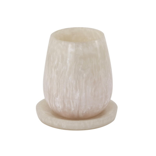 Rounded - Swirl Resin Kiddush Cup Rounded - Swirl Resin Kiddush Cup