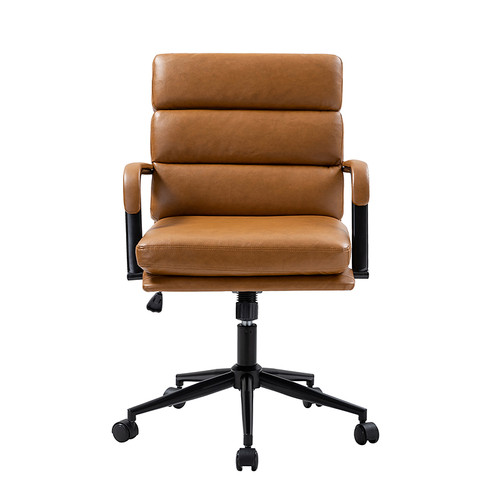 Joa Modern Leather Comfortable Ergonomic Office Chair with Tilt Lock and Center Tilt