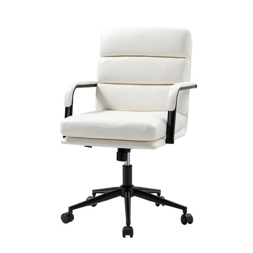 Joa Modern Leather Comfortable Ergonomic Office Chair with Tilt Lock and Center Tilt