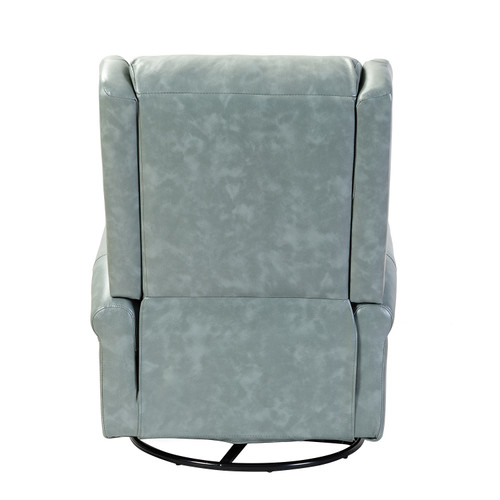 Chiang Faux Leather Swivel Recliner with Rocking