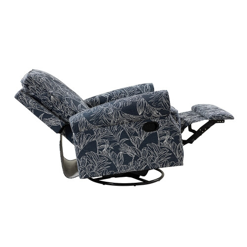 Roderich Farmhouse Upholstery Recliner with Rolled Arms