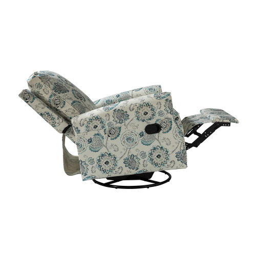 Roderich Farmhouse Upholstery Recliner with Rolled Arms