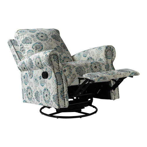 Roderich Farmhouse Upholstery Recliner with Rolled Arms