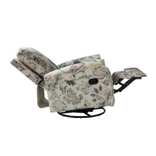 Roderich Farmhouse Upholstery Recliner with Rolled Arms