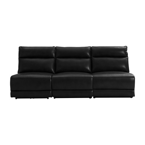 Raphael Genuine Leather Power Reclining Corner Sectional with USB and Type-C