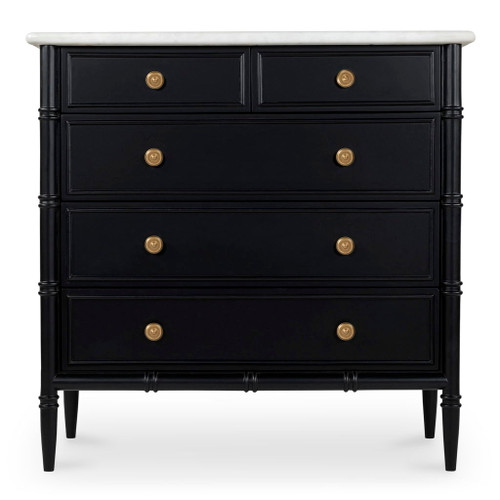 Eleanor - 5 Drawer Chest - Black