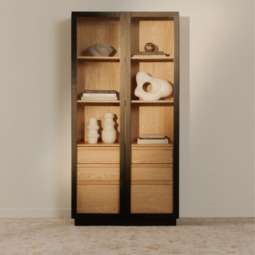 Charlotte - Tall Cabinet - Black