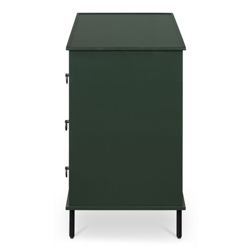 Reagan - 6 Drawer Dresser - Deep Green