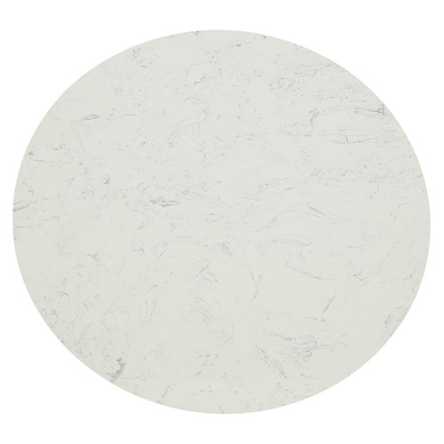 Jaramillo - Counter Height Table - Natural Marble Top & Black