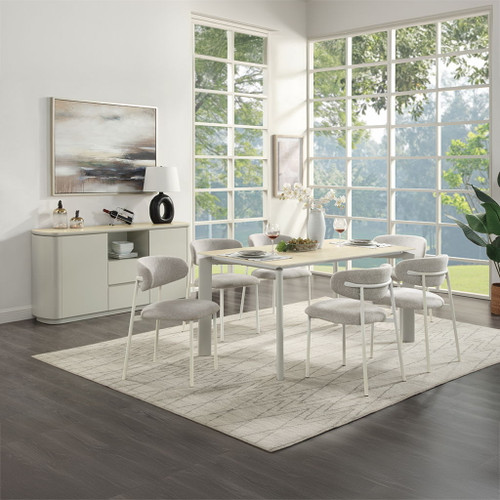 Ingram - Server - Ceramic Top & Light Gray