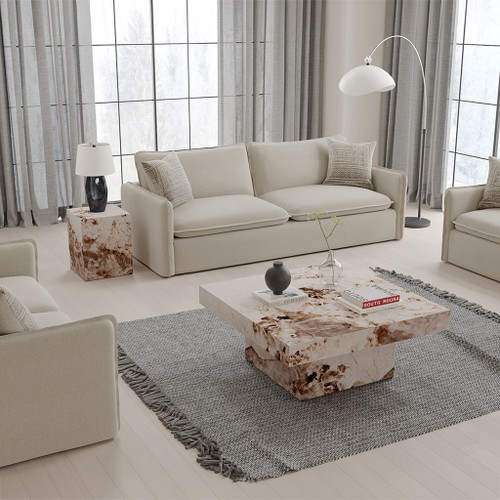 Fultan - End Table - Engineered Stone