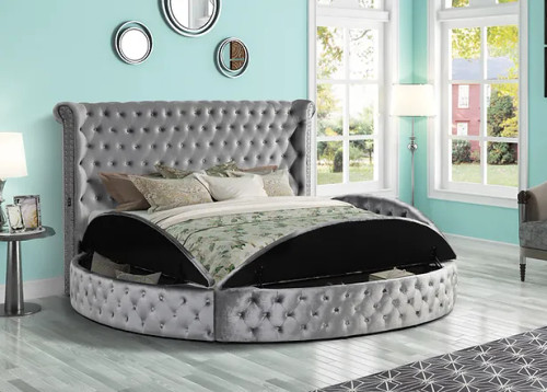 Lux II Upholstered Bed in Velvet