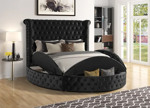 Lux II Upholstered Bed in Velvet