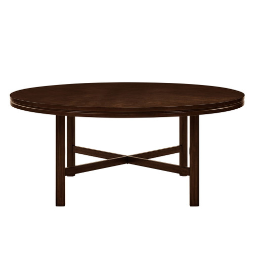 Hartford - Round Dining Table - Dark Brown