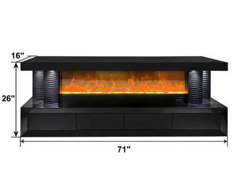 Havana Modern TV Stand with Bluetooth