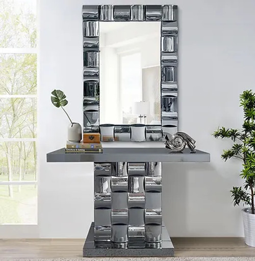 Carla Tinted Console Table and Mirror