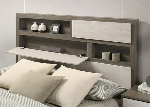 River Bedroom Set in Gray