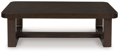 Breckington - Rectangular Cocktail Table - Dark Brown