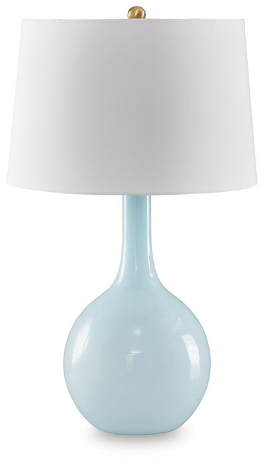 Rylanton - Glass Table Lamp - Aqua