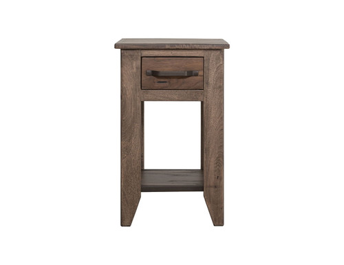Natural Teca - Chairside Table - Brown