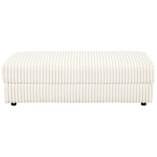 Emberson - Upholstered Rectangular Storage Ottoman - Ivory