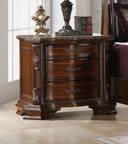 Monte Vista - Nightstand - Brown Cherry - Kassa Mall Home
