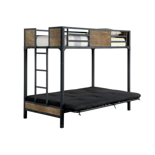 Clapton - Twin Over Twin Bunk Bed - Black