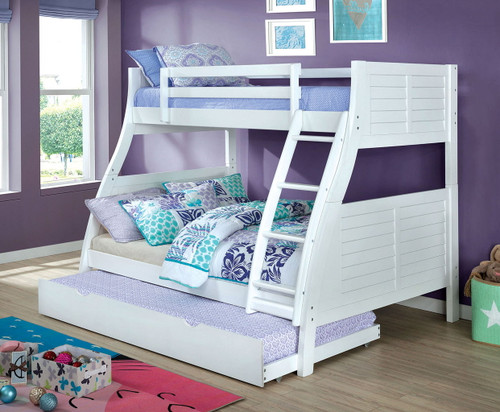 Hoople - Twin Over Full Bunk Bed - White