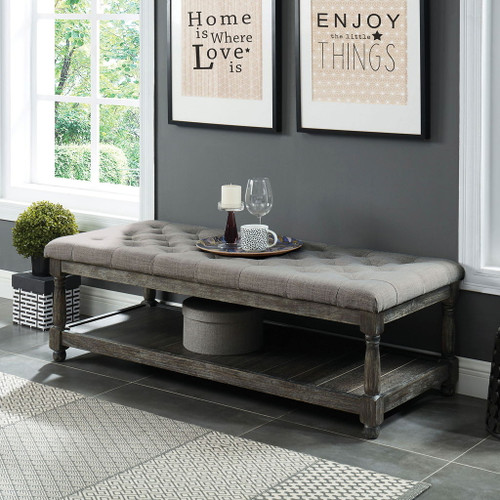 Tanya - Bench - Gray