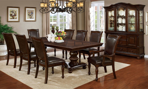 Alpena - Arm Chair (Set of 2) - Brown Cherry / Espresso