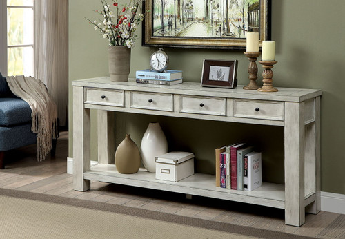 Meadow - Sofa Table - Antique White