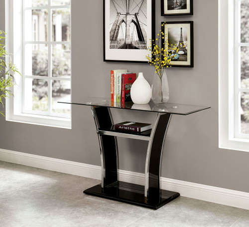 Staten - Sofa Table - Glossy Black