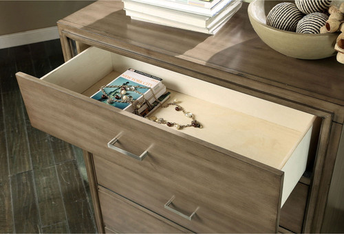 Enrico - California King Bed - Gray
