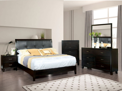 Enrico - California King Bed - Espresso