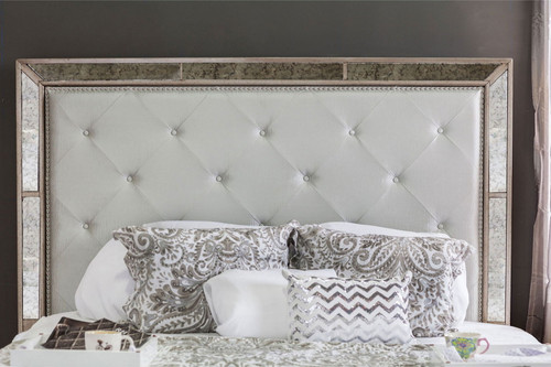 Loraine - Eastern King Bed - Champagne
