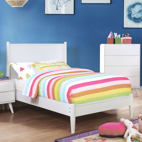 Lennart - Eastern King Bed - White