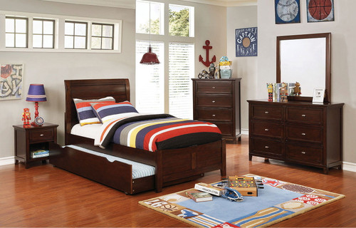 Brogan - Mirror - Brown Cherry