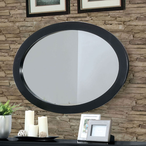 Lennart - Oval Mirror - Black