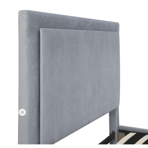 Erglow - Queen Bed - Gray