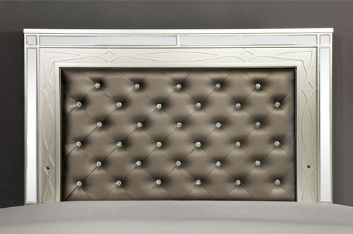 Manar - Queen Bed - Silver