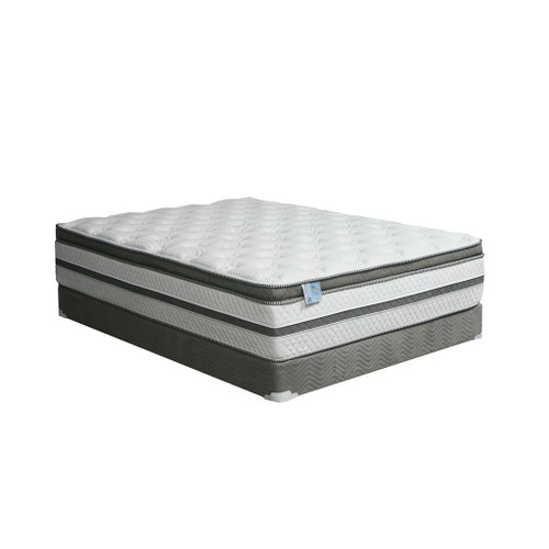 Siddalee - Euro Pillow Top Mattress 80" x 76" - White