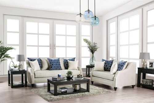 Nefyn - Loveseat - Ivory