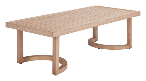 Leto - Outdoor Coffee Table - Brown Leto - Outdoor Coffee Table - Brown