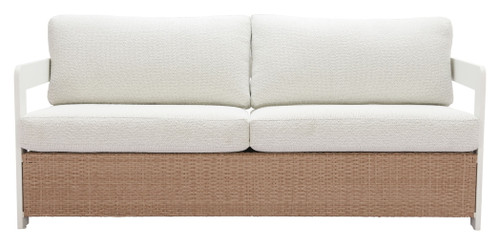 Gelo - Outdoor Sofa - White & Brown