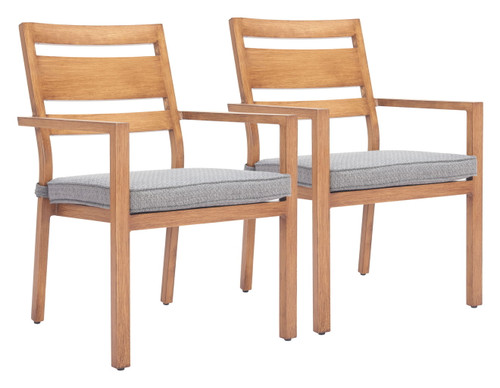Rader - Outdoor Dining Chair (Set of 2) - Natural Rader - Outdoor Dining Chair (Set of 2) - Natural