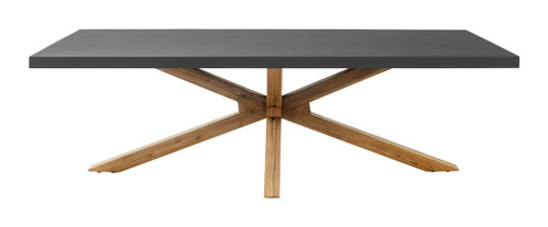 Suan - Outdoor Rectangular Dining Table - Gray