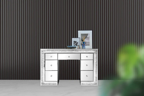 Crushed Diamonds LED Dressing Table